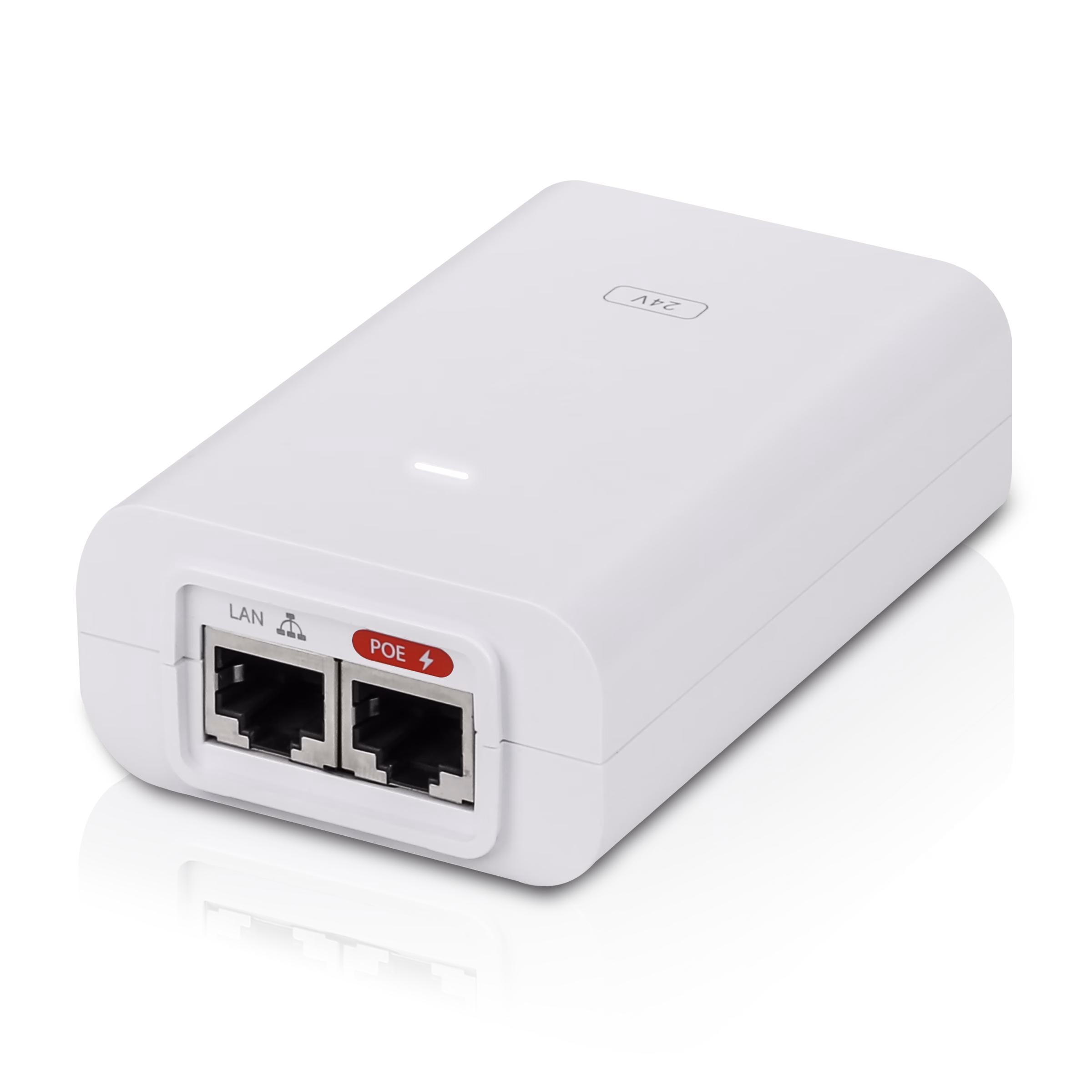 PoE-24-24W-5P_Front_Top_Angle
