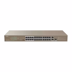 Tenda 24 Port 2 Uplink Smart PoE Switch 250W