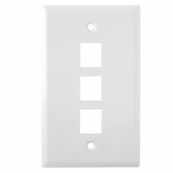 Linkbasic Three Port Faceplate 115 x 70mm
