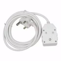 10M EXT Cord White