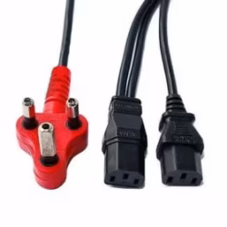 Dedicated Power Cord 3PIN to 2 IEC