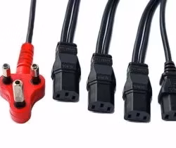 Dedicated Power Cord 3PIN to 4 IEC