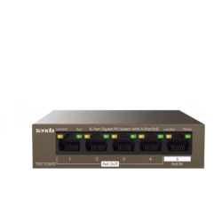 Tenda 5XGE 4XPoE 1XPoE Input Desktop Switch
